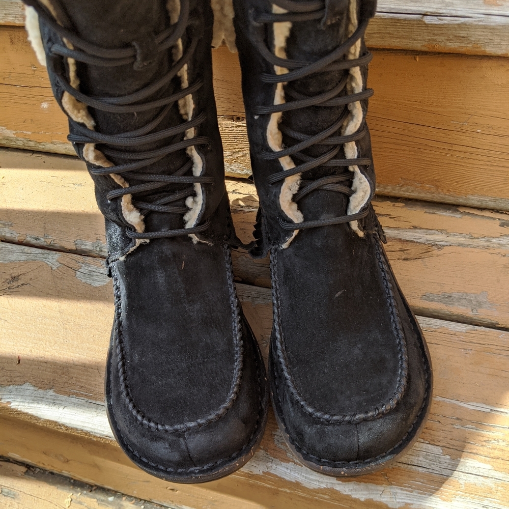 UGG shoreline winter boots sz 8 - Picture 7 of 14